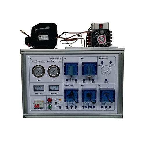 Compressor Training System Refrigeration Trainer, HVAC Training Equipment